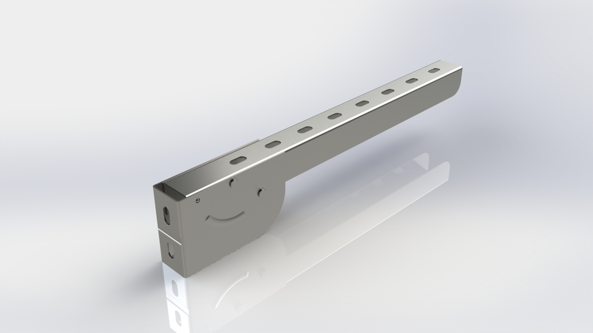 Alüminyum Bariyer Ayağı - Kısa (530mm) / 42U2105