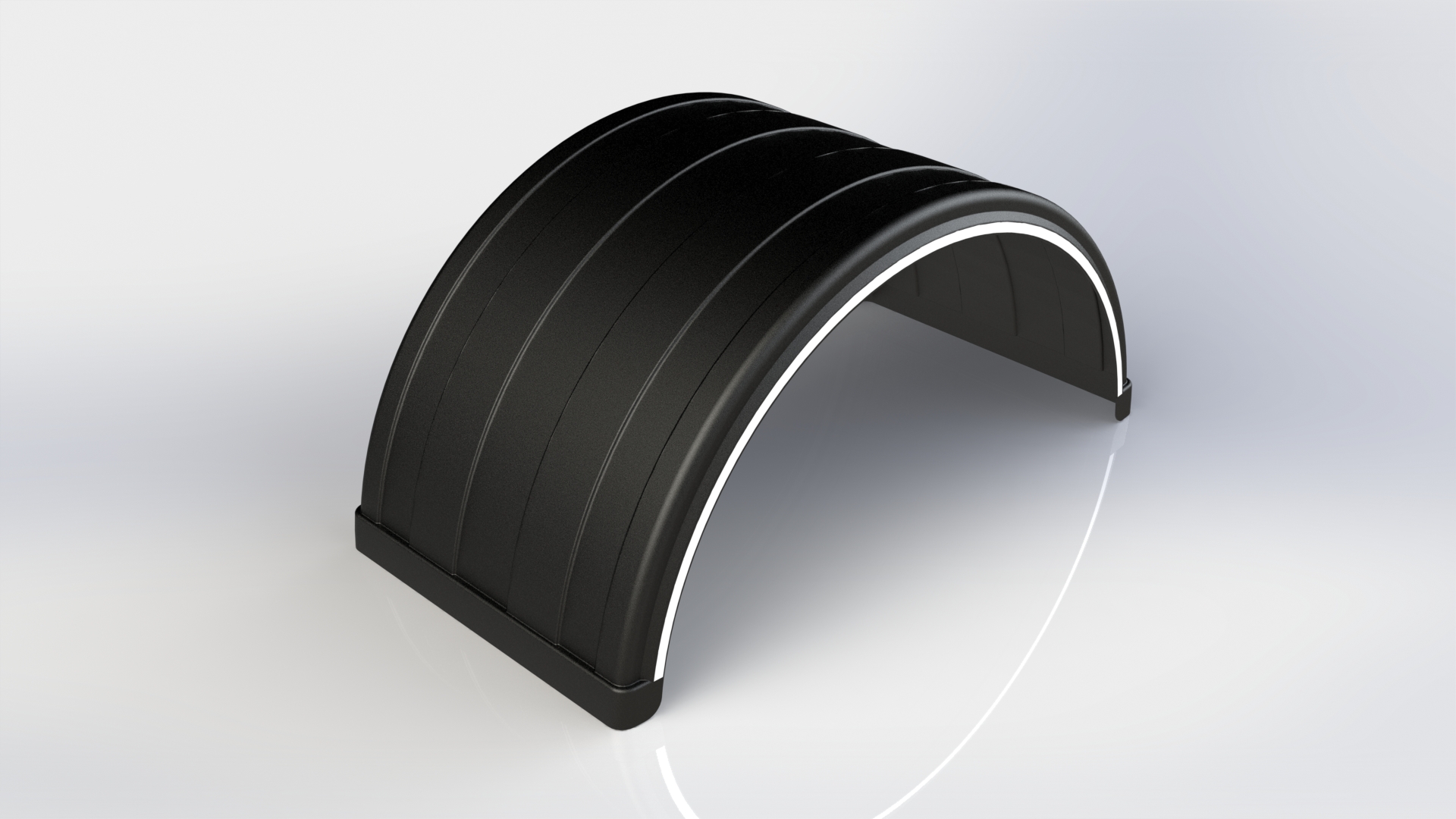 Çift Teker Kanallı Şeritli Çamurluk / 42U1011