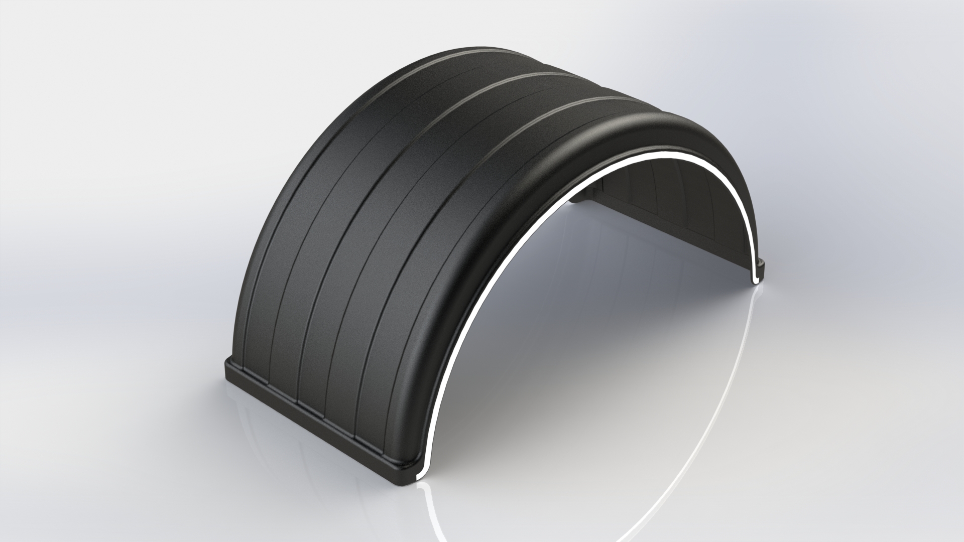 Çift Teker Kanallı Şeritli Çamurluk / 42U1012