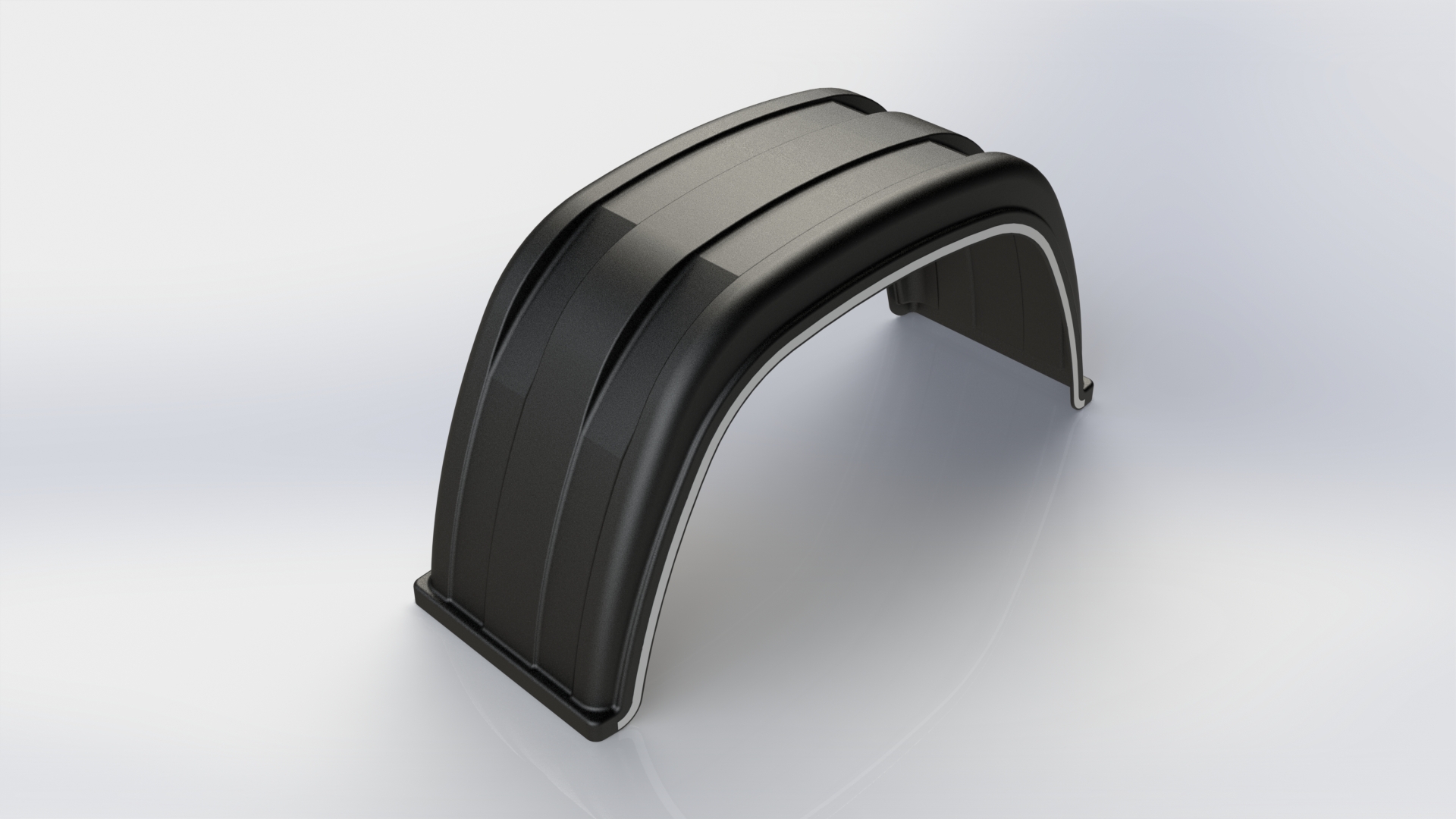 Tek Teker Kanallı Şeritli Çamurluk / 42U1005