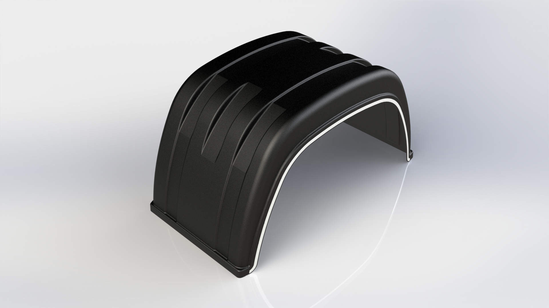 Çift Teker Kanallı Şeritli Çamurluk / 42U1015