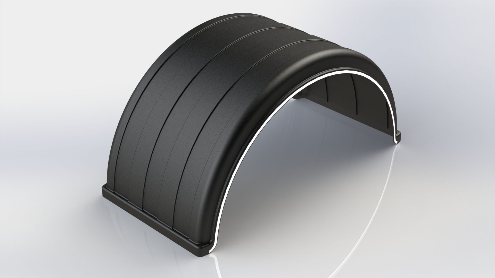 Çift Teker Kanallı Şeritli Çamurluk / 42U1010